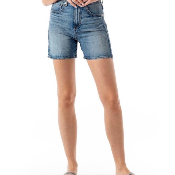 Modern American Highland Boyfriend Chesapeake Denim shorts - Picture 2 of 10
